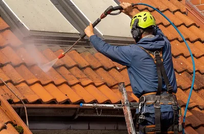 Démoussage et hydrofuge de toiture à Bollezeele